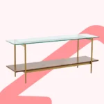 Bexley Glass Top TV Stand