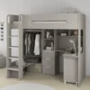 Terrie Loft Bed with Desk