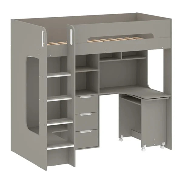 Terrie Loft Bed with Desk